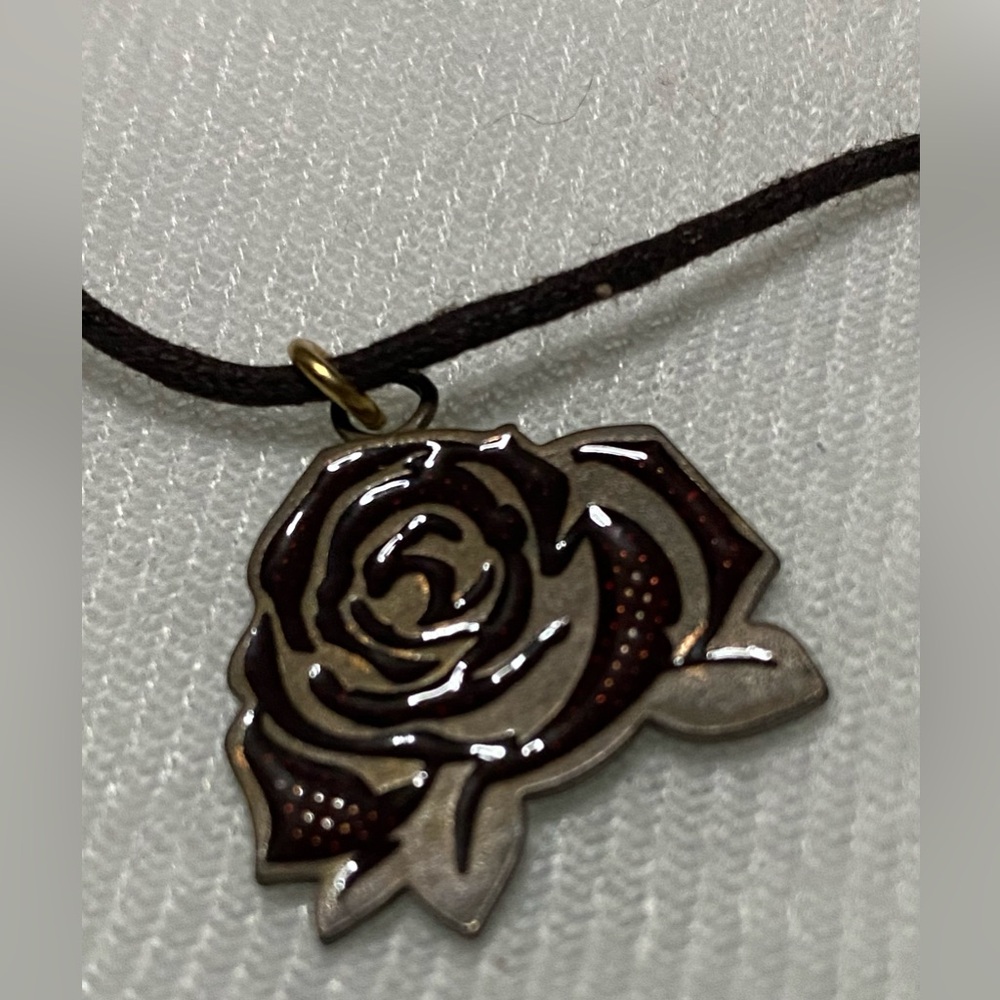 Peace B. Elegant Rose Pendant Necklace